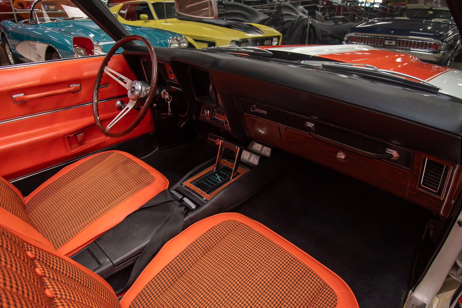 1969 Dover White/Hugger Orange Chevrolet Camaro