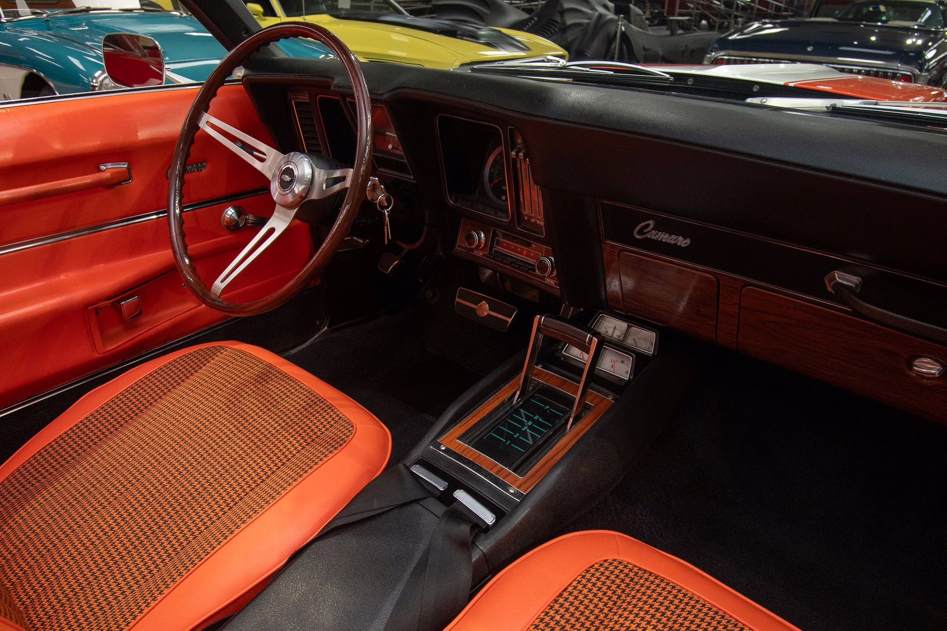 1969 Dover White/Hugger Orange Chevrolet Camaro