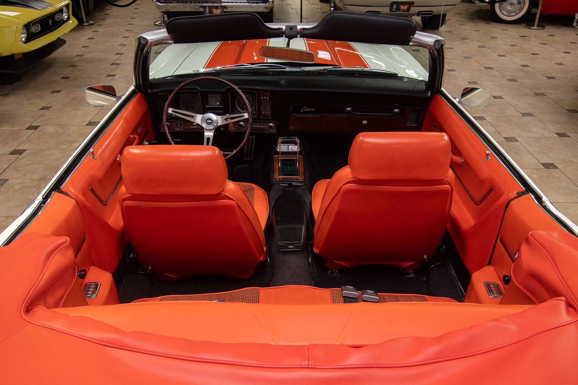 1969 Dover White/Hugger Orange Chevrolet Camaro