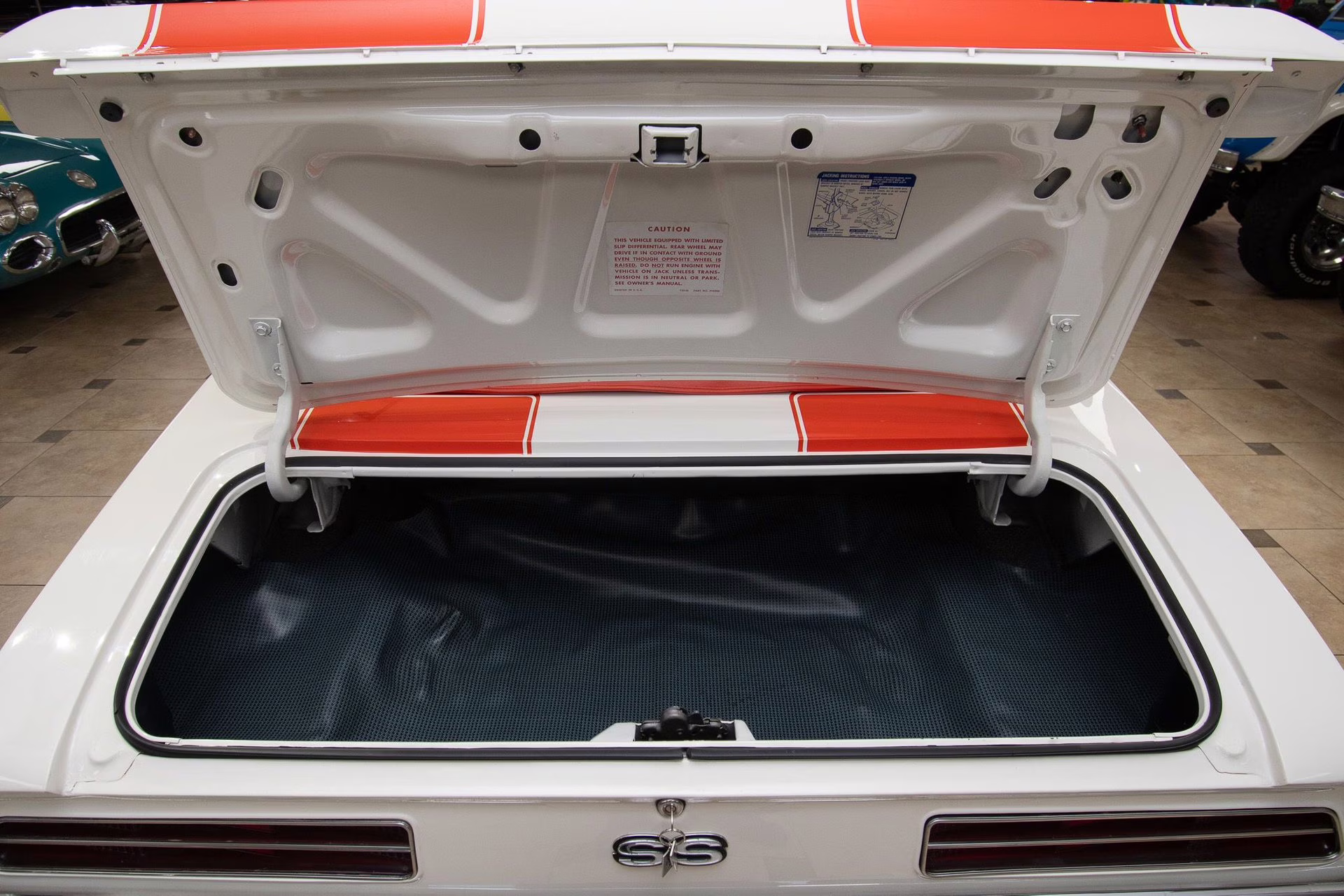 1969 Dover White/Hugger Orange Chevrolet Camaro