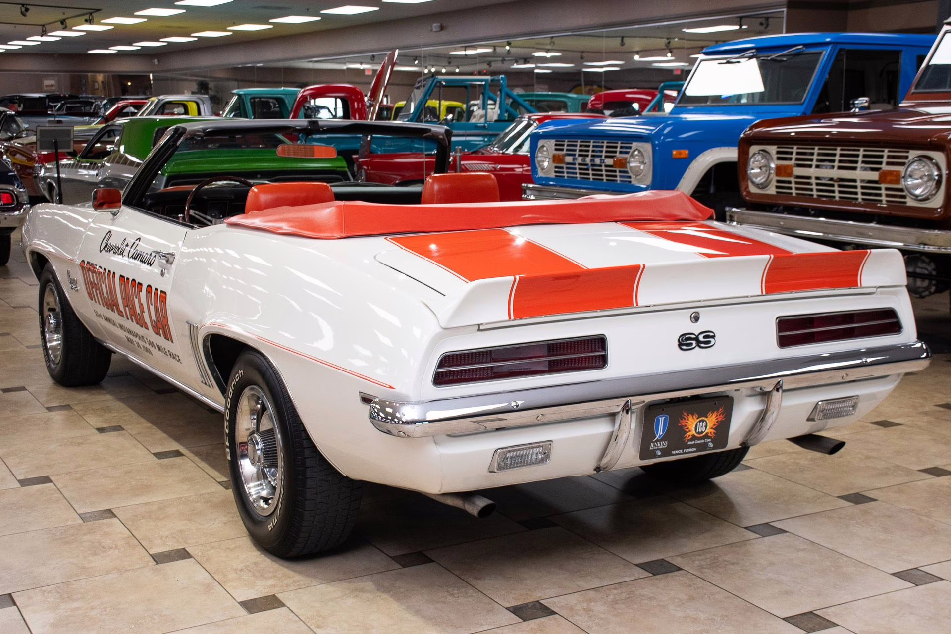 1969 Dover White/Hugger Orange Chevrolet Camaro