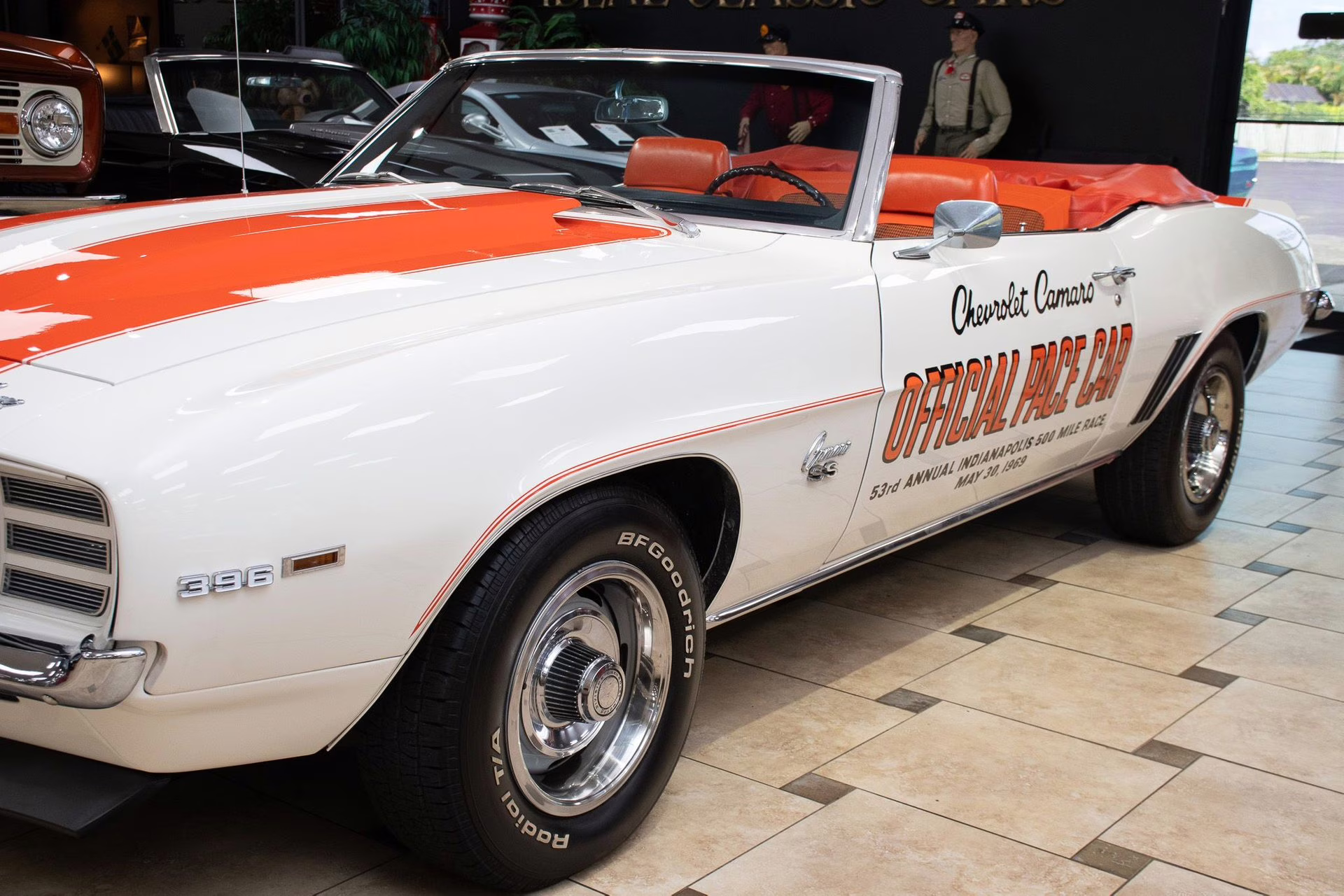 1969 Dover White/Hugger Orange Chevrolet Camaro