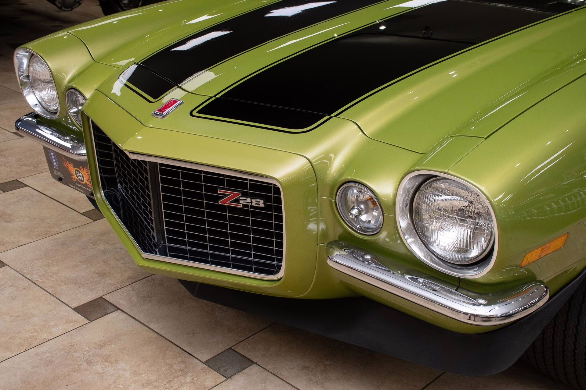 1971 Lime  Green Chevrolet Camaro