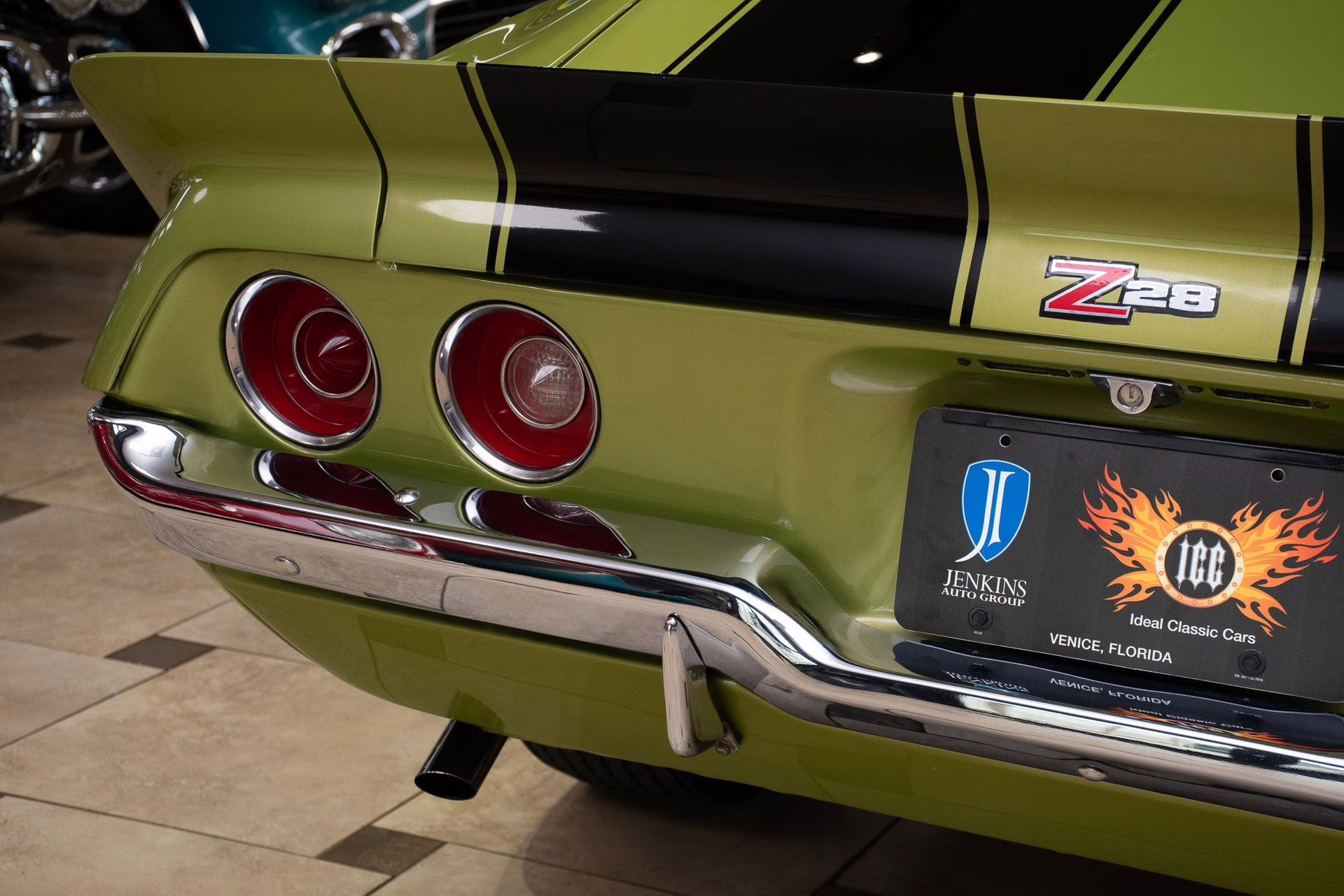 1971 Lime  Green Chevrolet Camaro