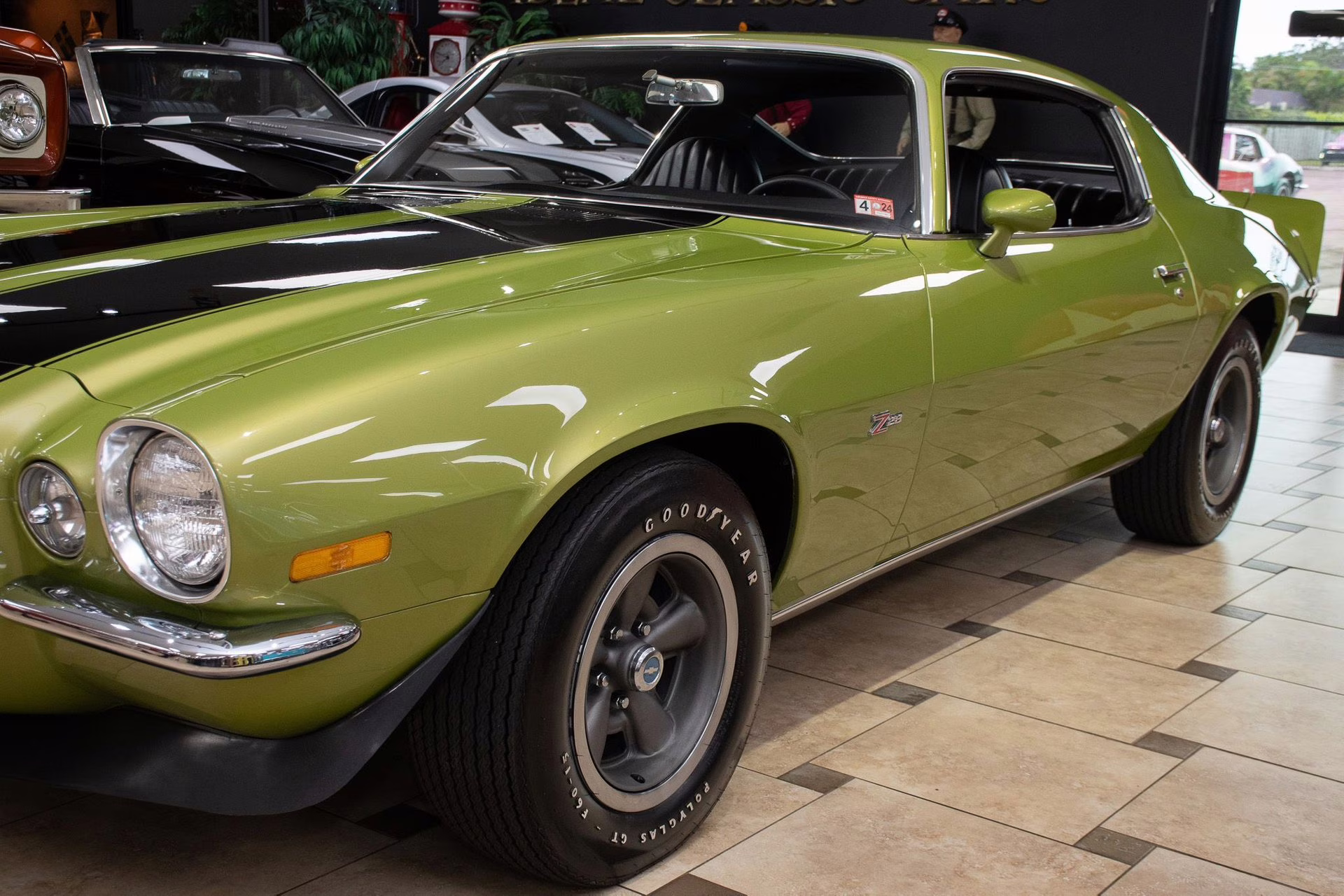 1971 Lime  Green Chevrolet Camaro