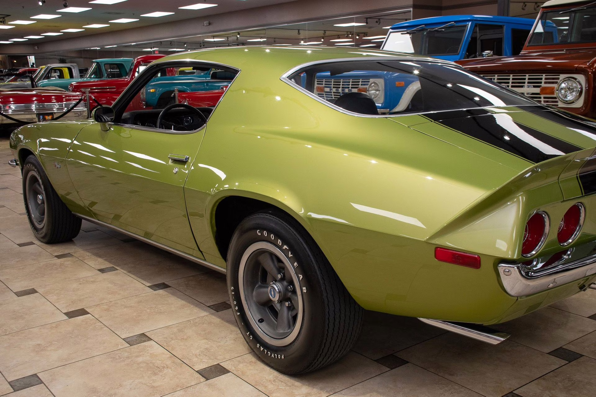 1971 Lime  Green Chevrolet Camaro