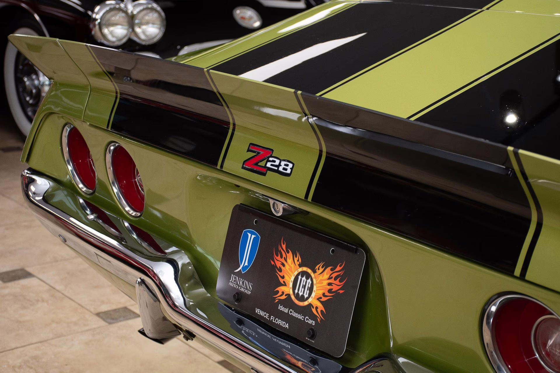 1971 Lime  Green Chevrolet Camaro