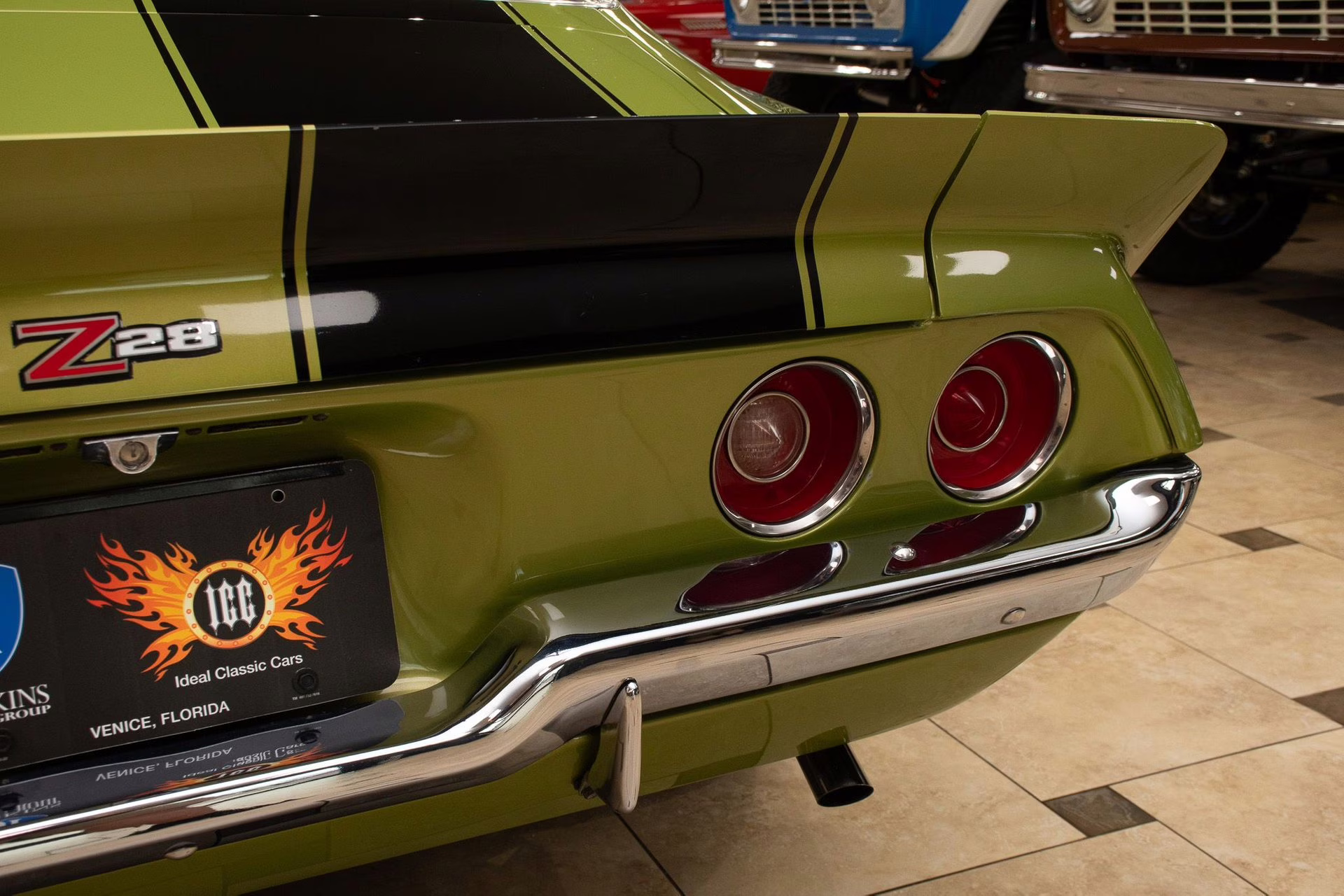 1971 Lime  Green Chevrolet Camaro