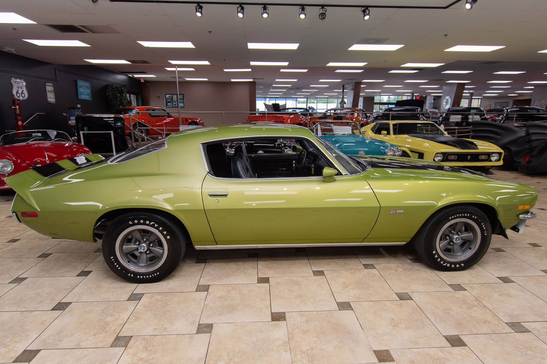 1971 Lime  Green Chevrolet Camaro