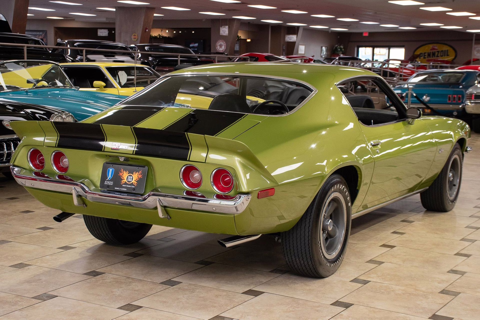 1971 Lime  Green Chevrolet Camaro