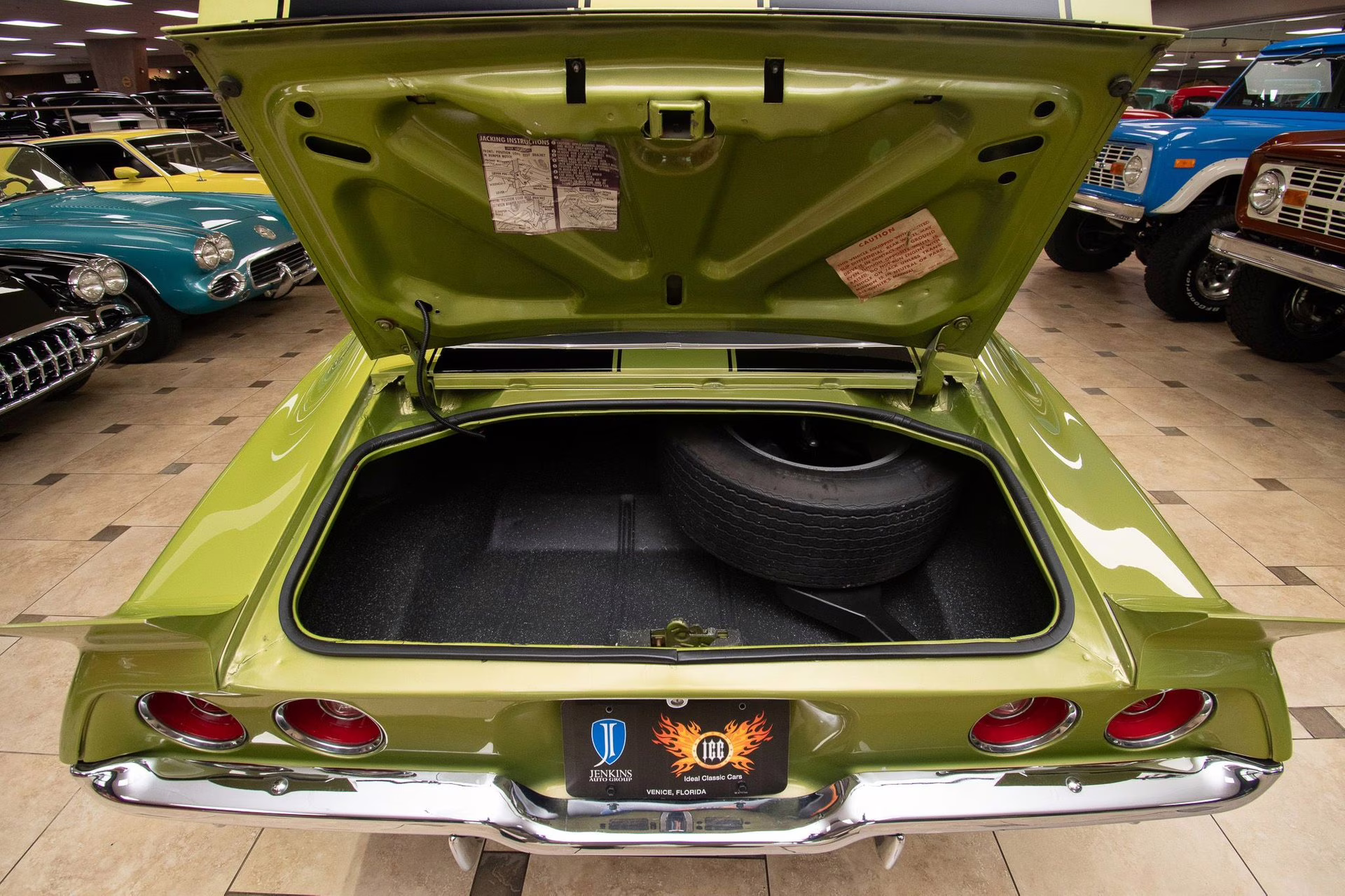 1971 Lime  Green Chevrolet Camaro