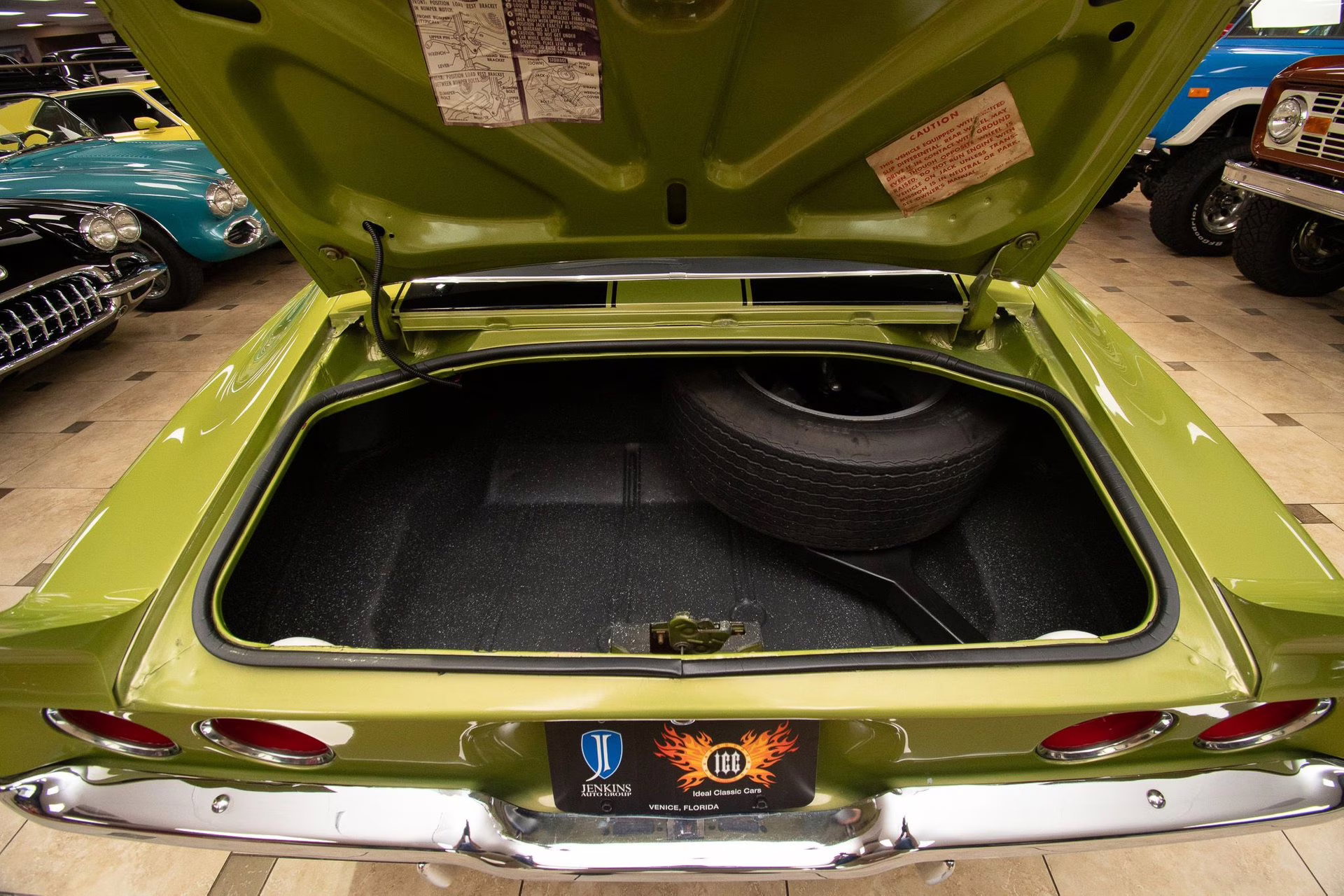 1971 Lime  Green Chevrolet Camaro