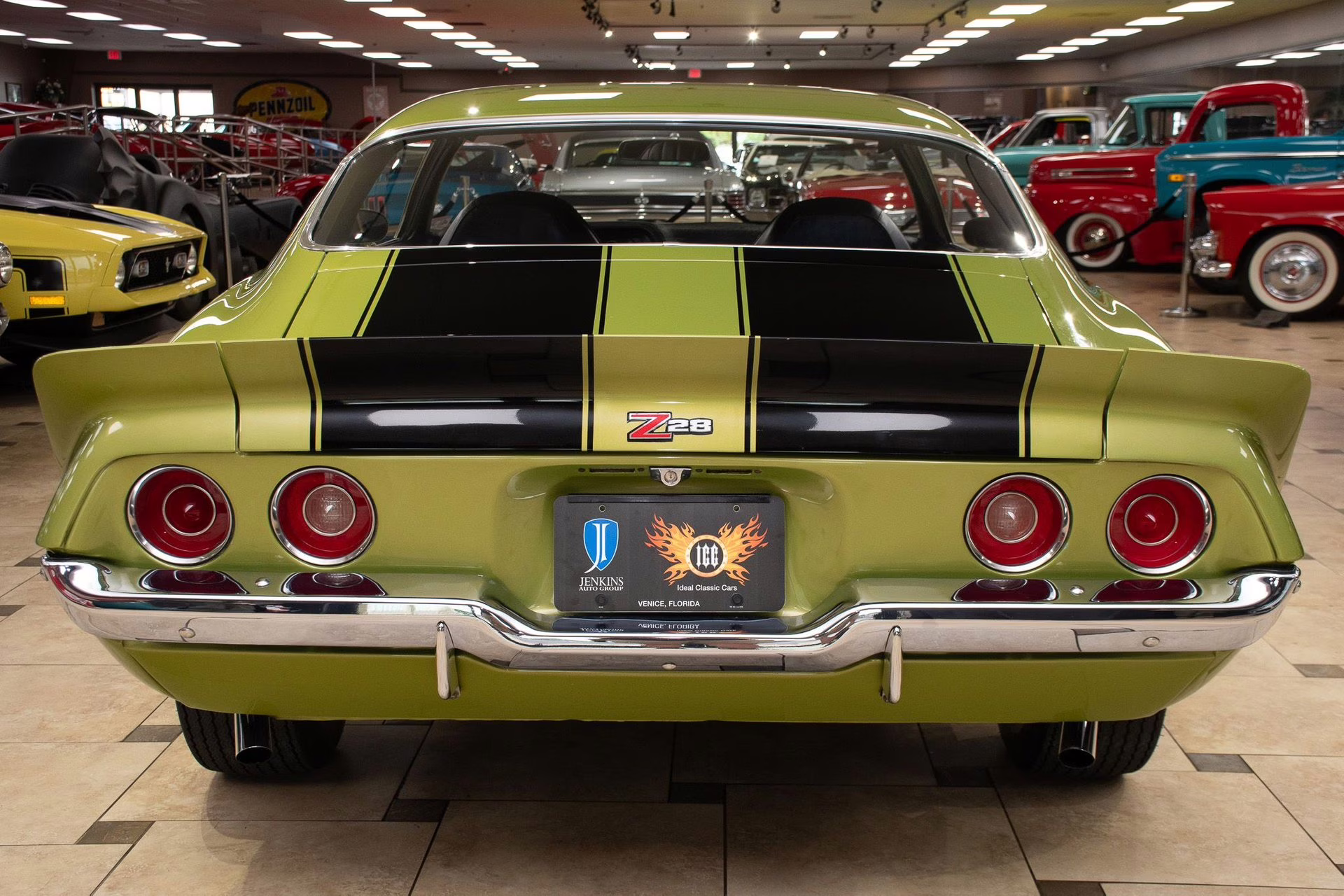 1971 Lime  Green Chevrolet Camaro