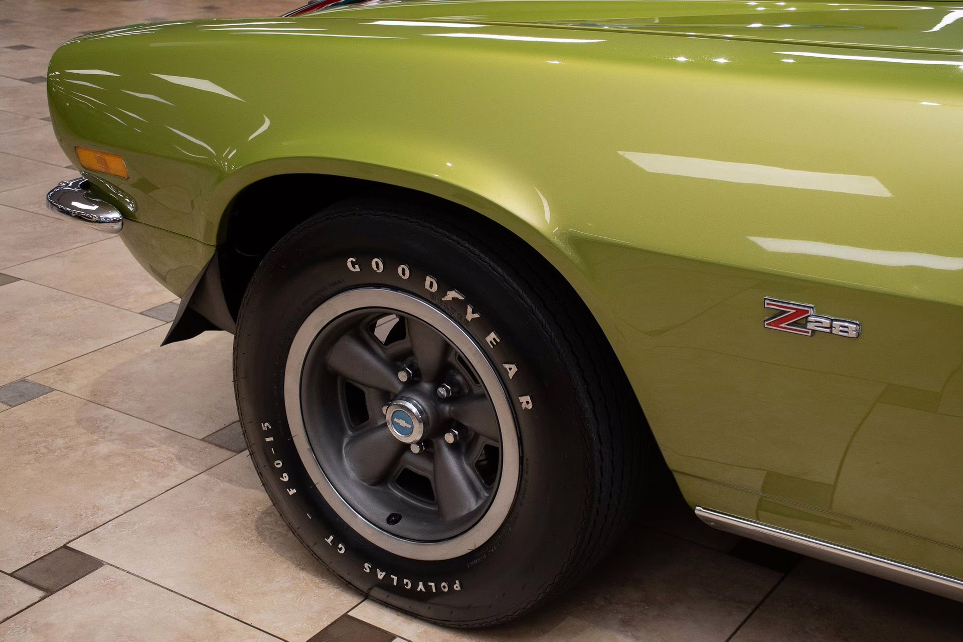 1971 Lime  Green Chevrolet Camaro