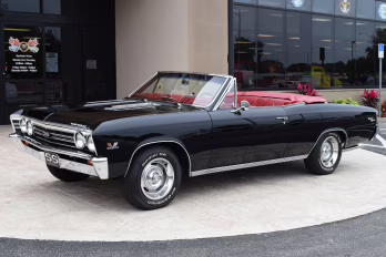 1967 Black Chevrolet Chevelle Convertible