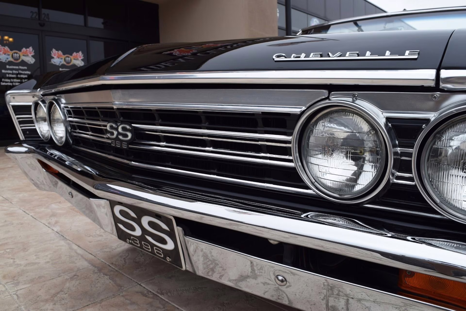 1967 Black Chevrolet Chevelle Convertible