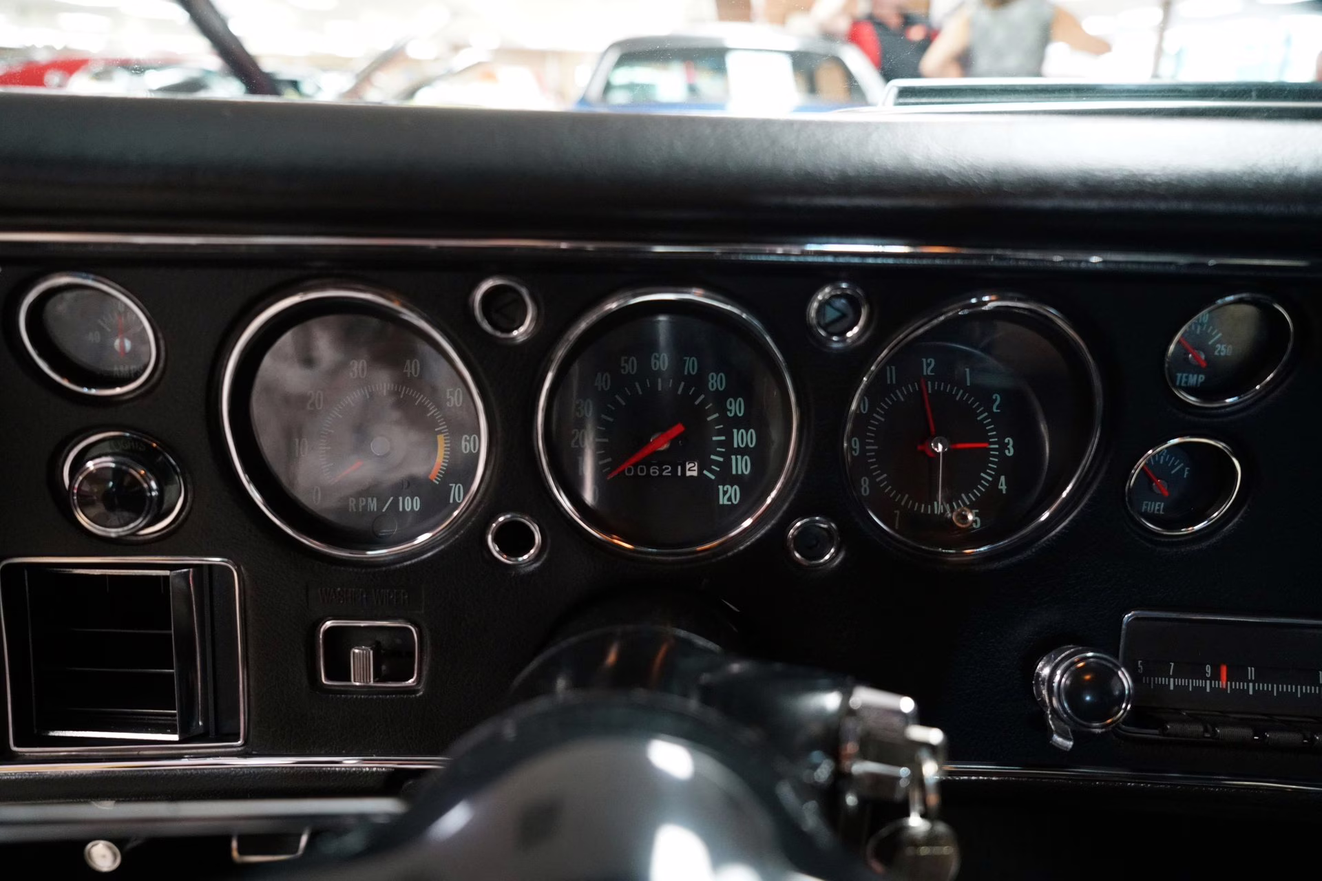 1970 Tuxedo Black w/ White Stripes Chevrolet Chevelle