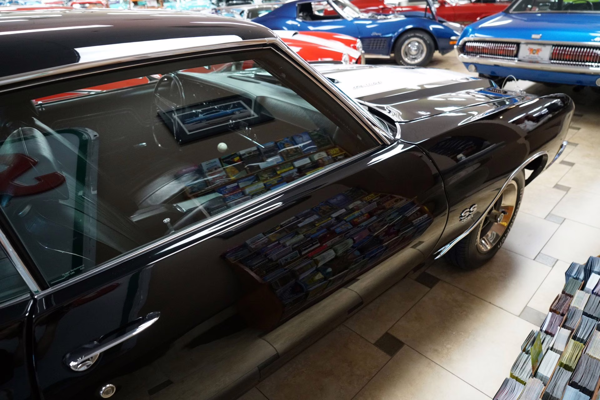 1970 Tuxedo Black w/ White Stripes Chevrolet Chevelle