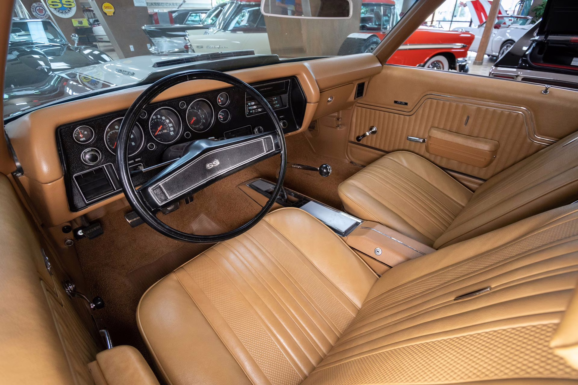 1970 Black Cherry Chevrolet Chevelle SS396 - #s Match, Factory Black/Black