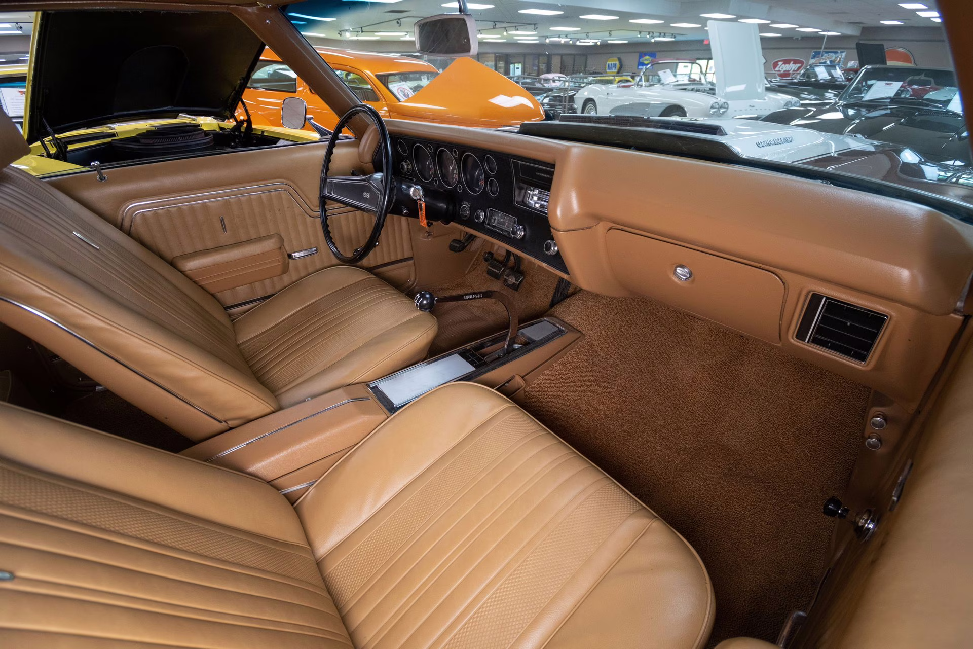 1970 Black Cherry Chevrolet Chevelle SS396 - #s Match, Factory Black/Black