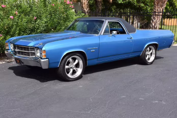 1971 Blue Chevrolet El Camino