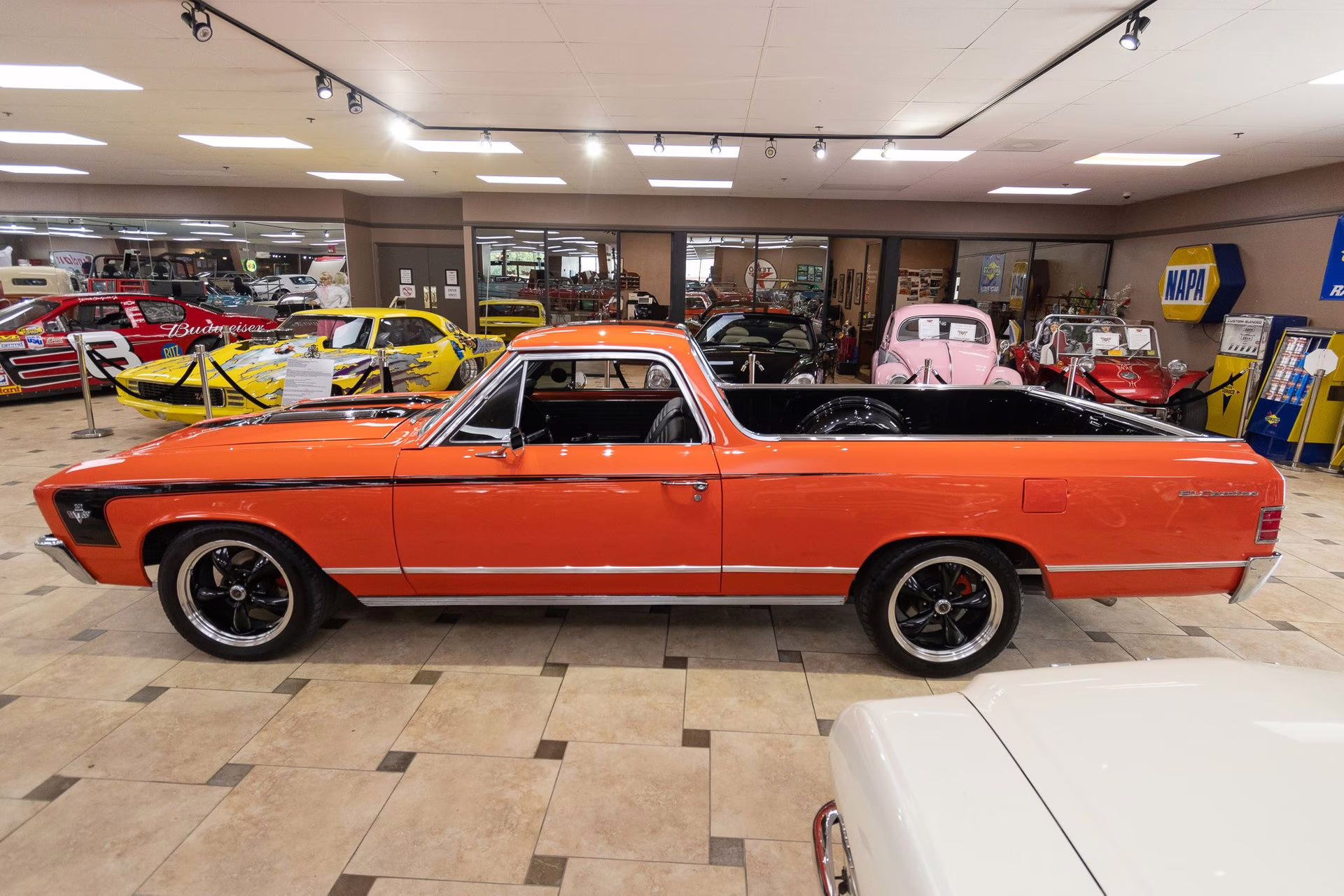 1967 Orange/Black Chevrolet El Camino
