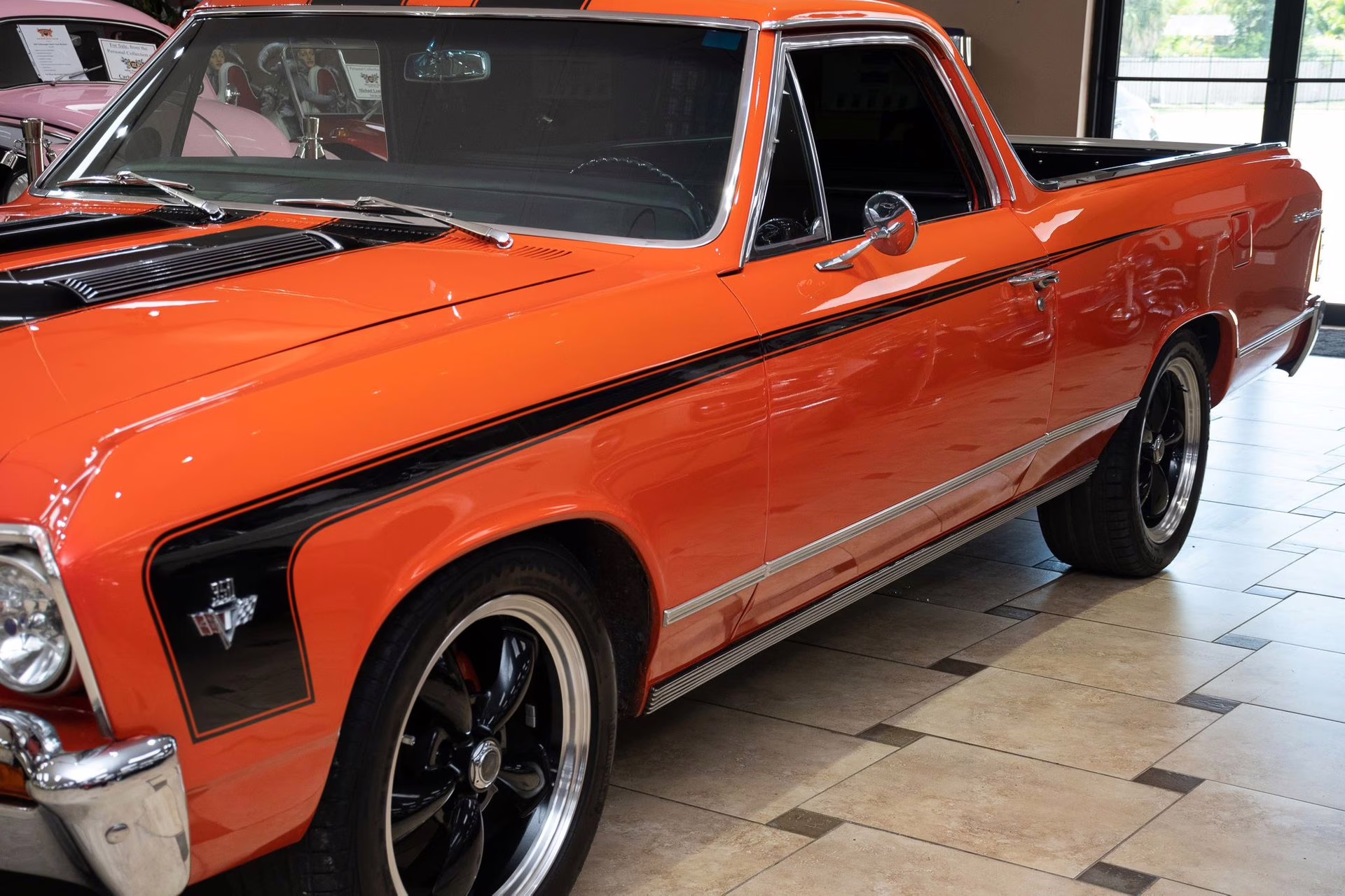 1967 Orange/Black Chevrolet El Camino