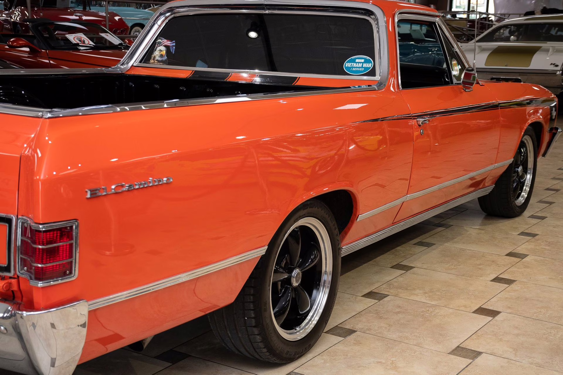 1967 Orange/Black Chevrolet El Camino
