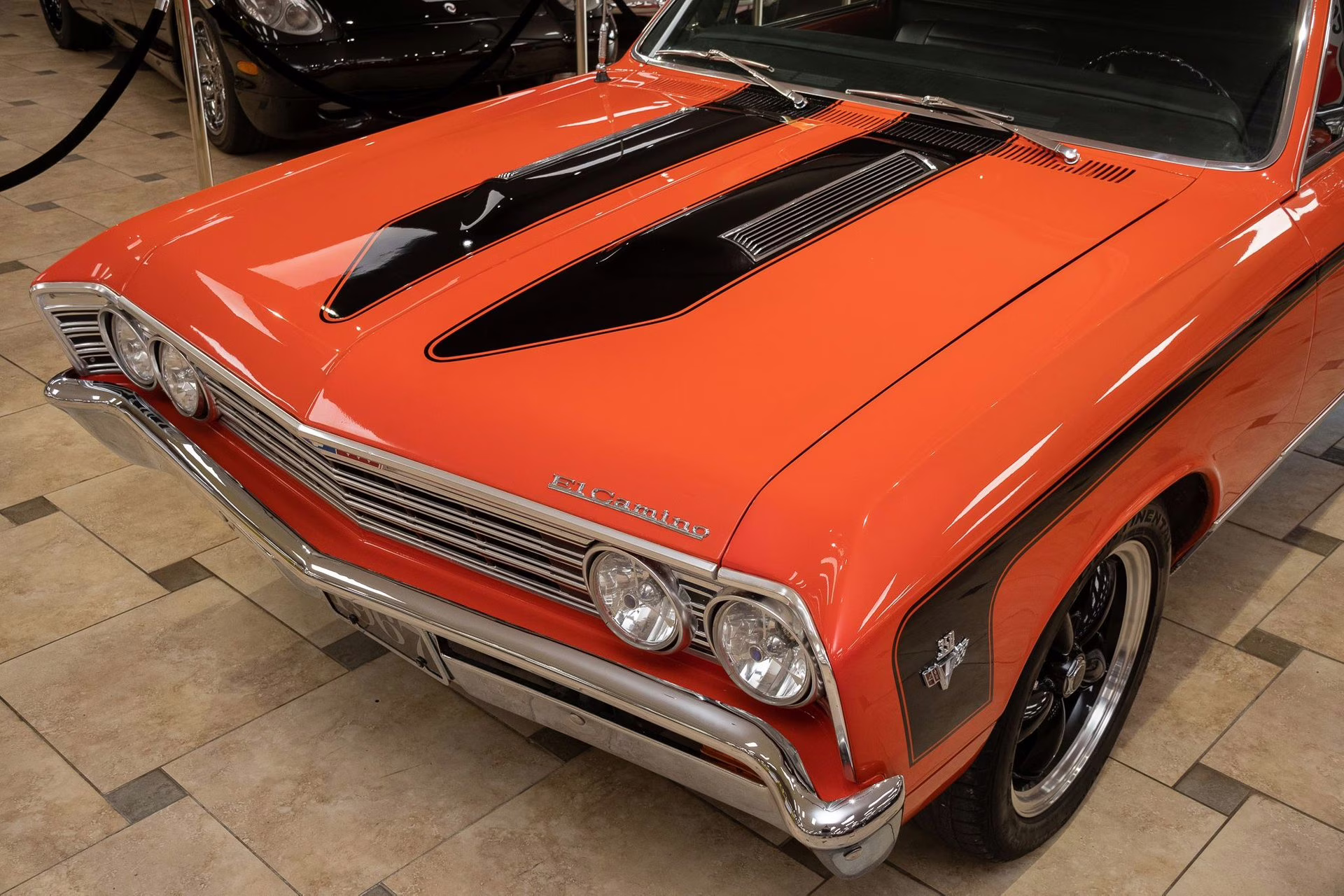 1967 Orange/Black Chevrolet El Camino