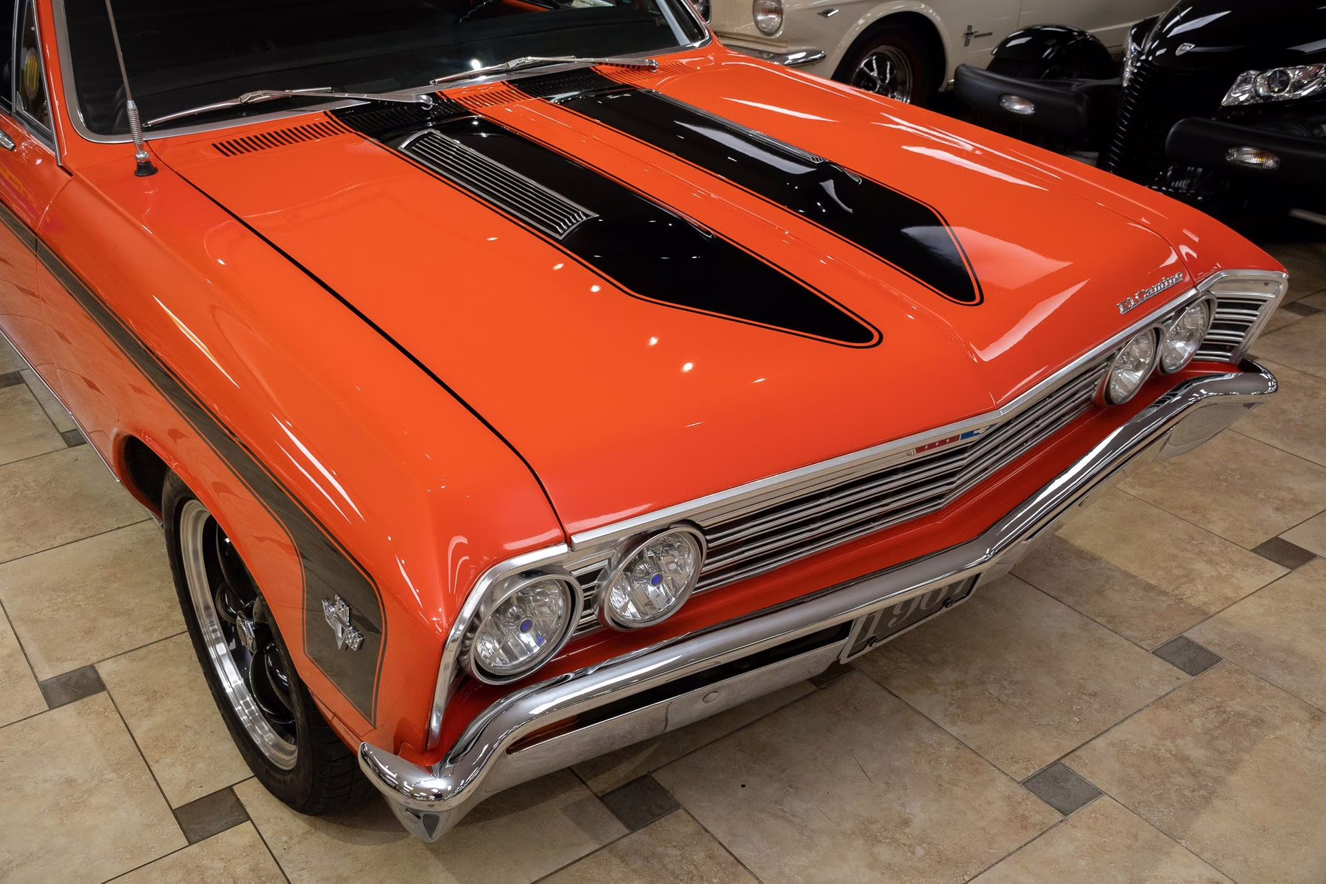 1967 Orange/Black Chevrolet El Camino