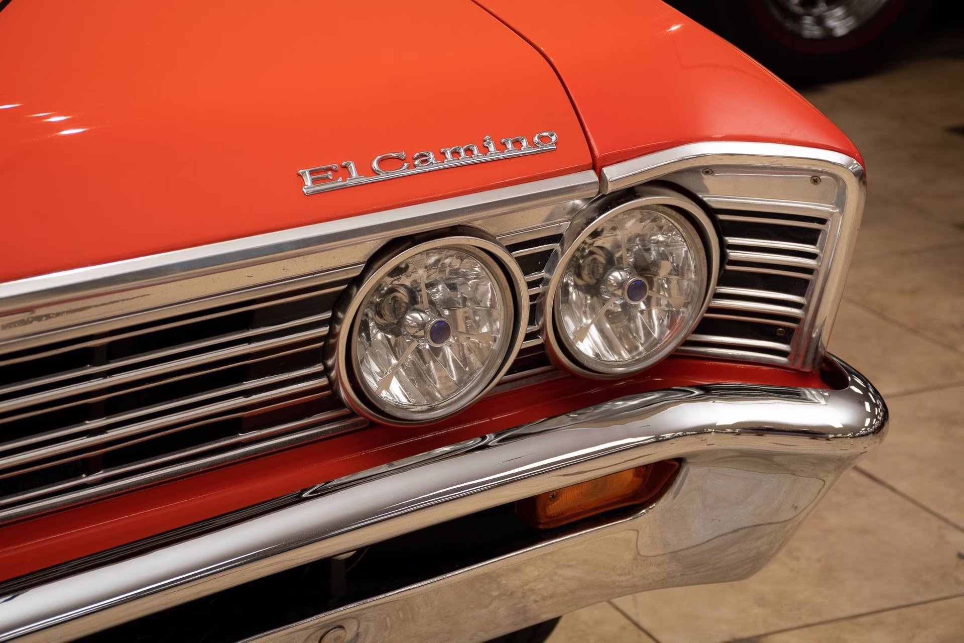 1967 Orange/Black Chevrolet El Camino