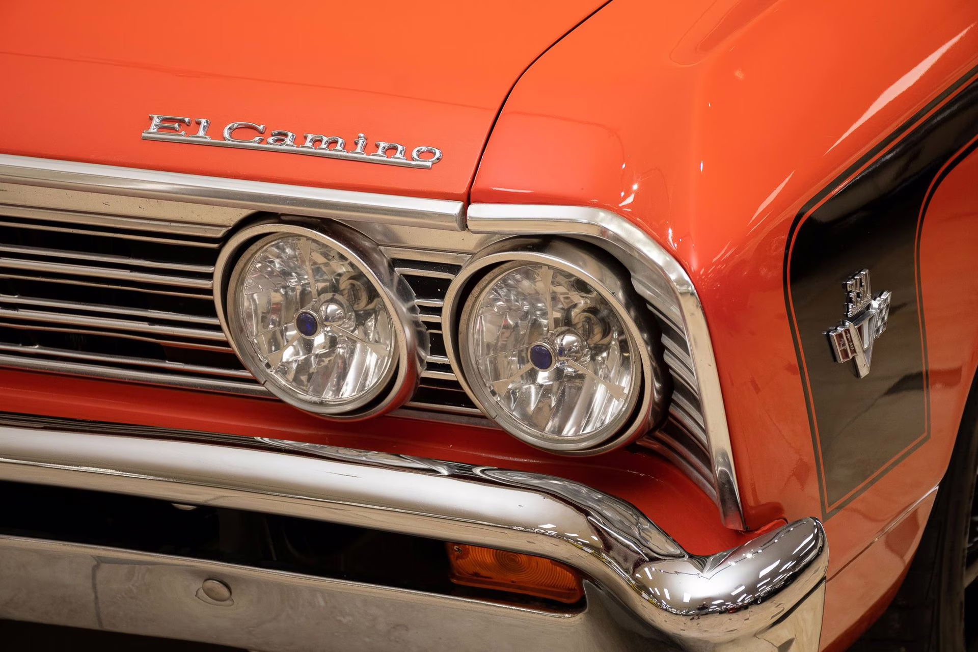 1967 Orange/Black Chevrolet El Camino