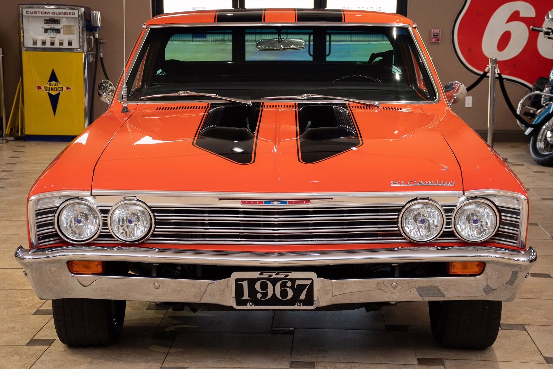 1967 Orange/Black Chevrolet El Camino