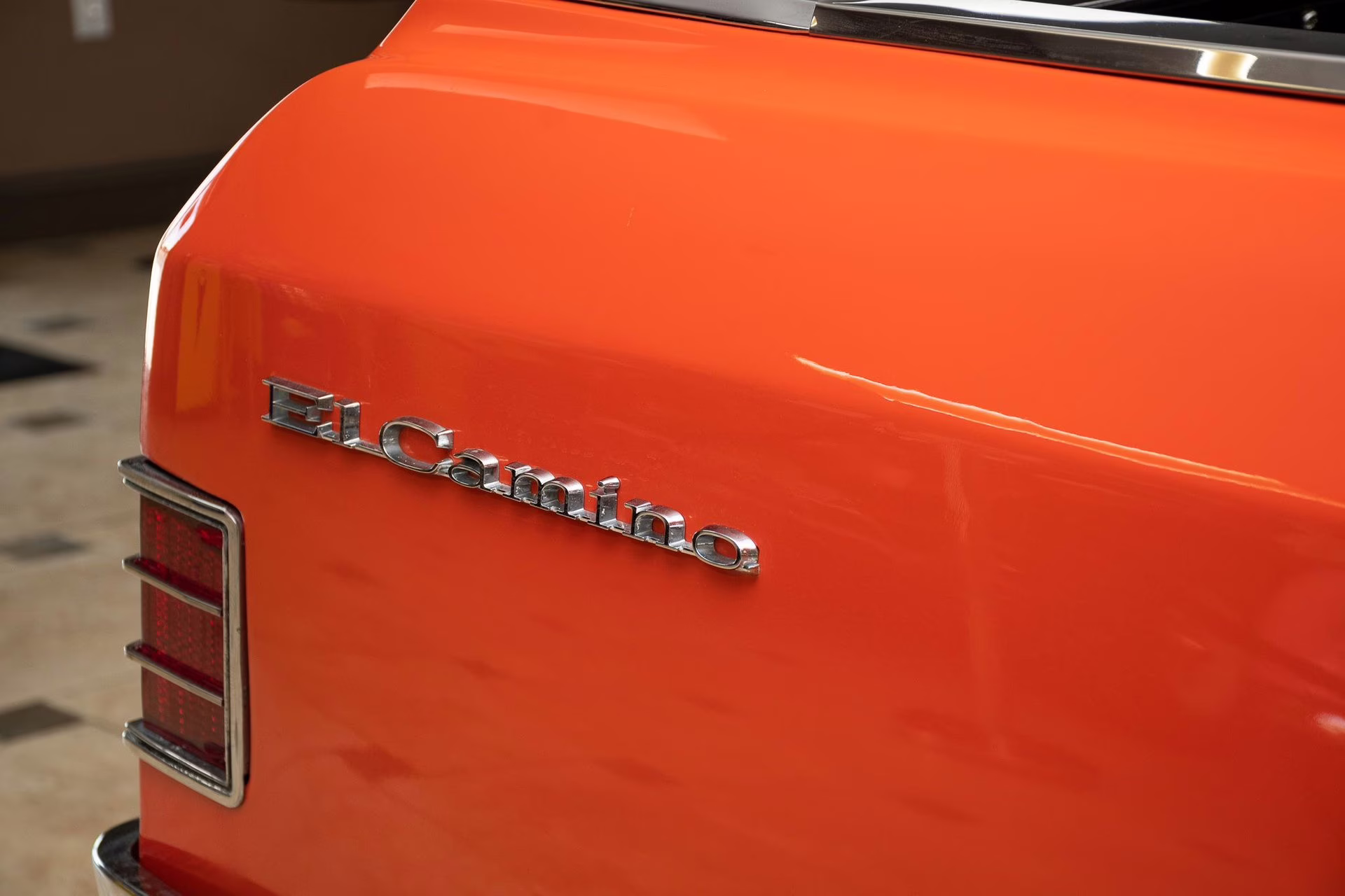 1967 Orange/Black Chevrolet El Camino