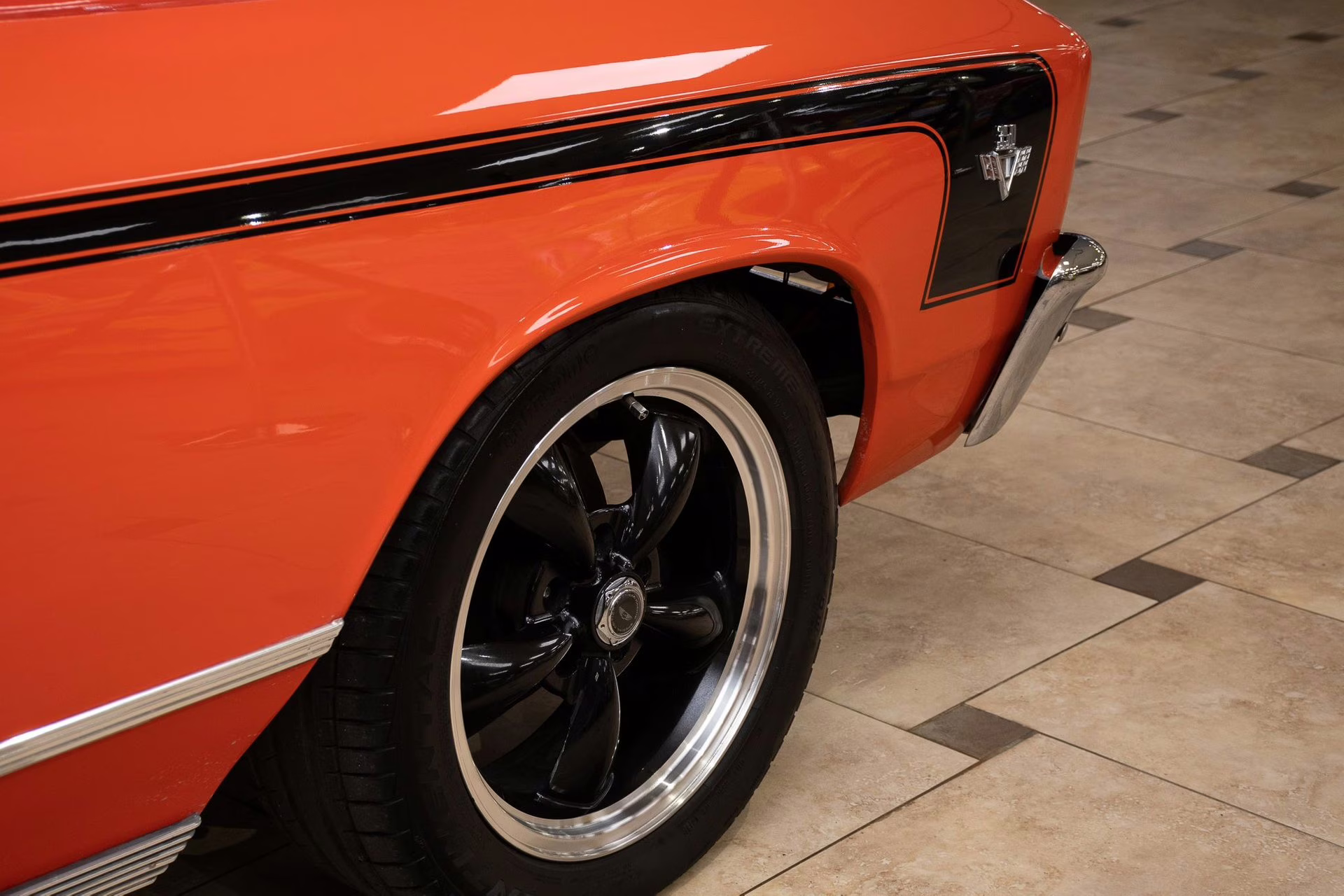 1967 Orange/Black Chevrolet El Camino