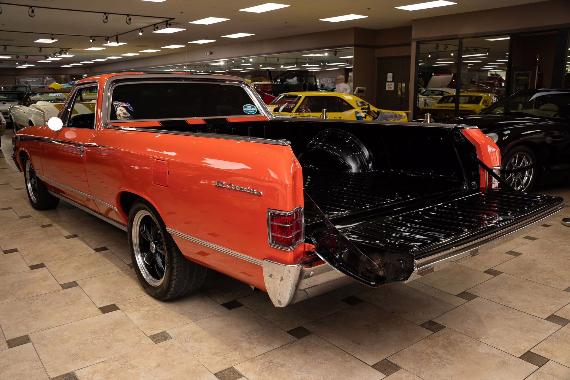 1967 Orange/Black Chevrolet El Camino