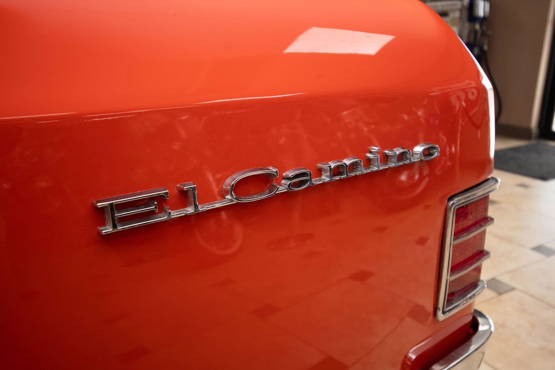 1967 Orange/Black Chevrolet El Camino