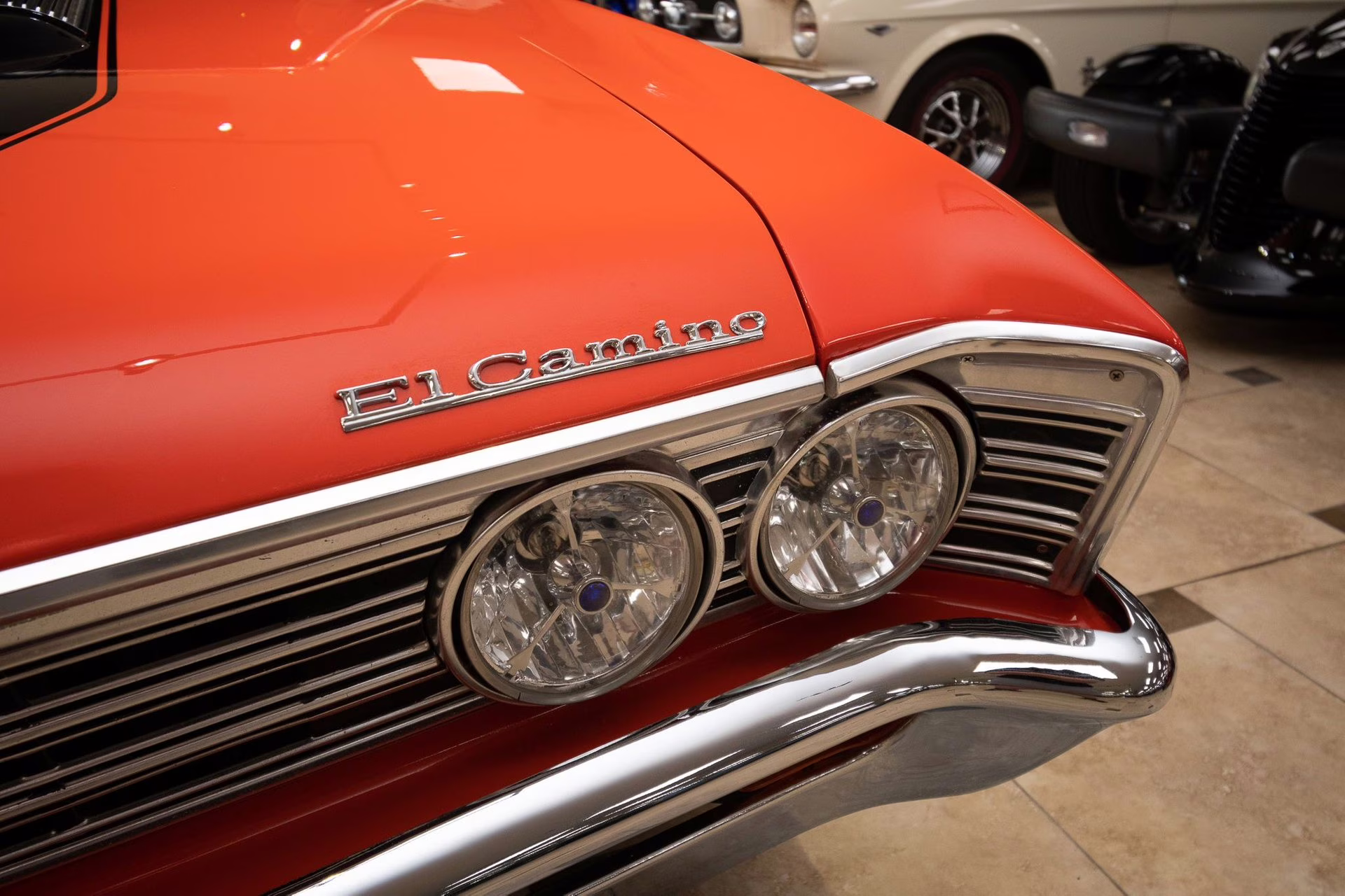 1967 Orange/Black Chevrolet El Camino