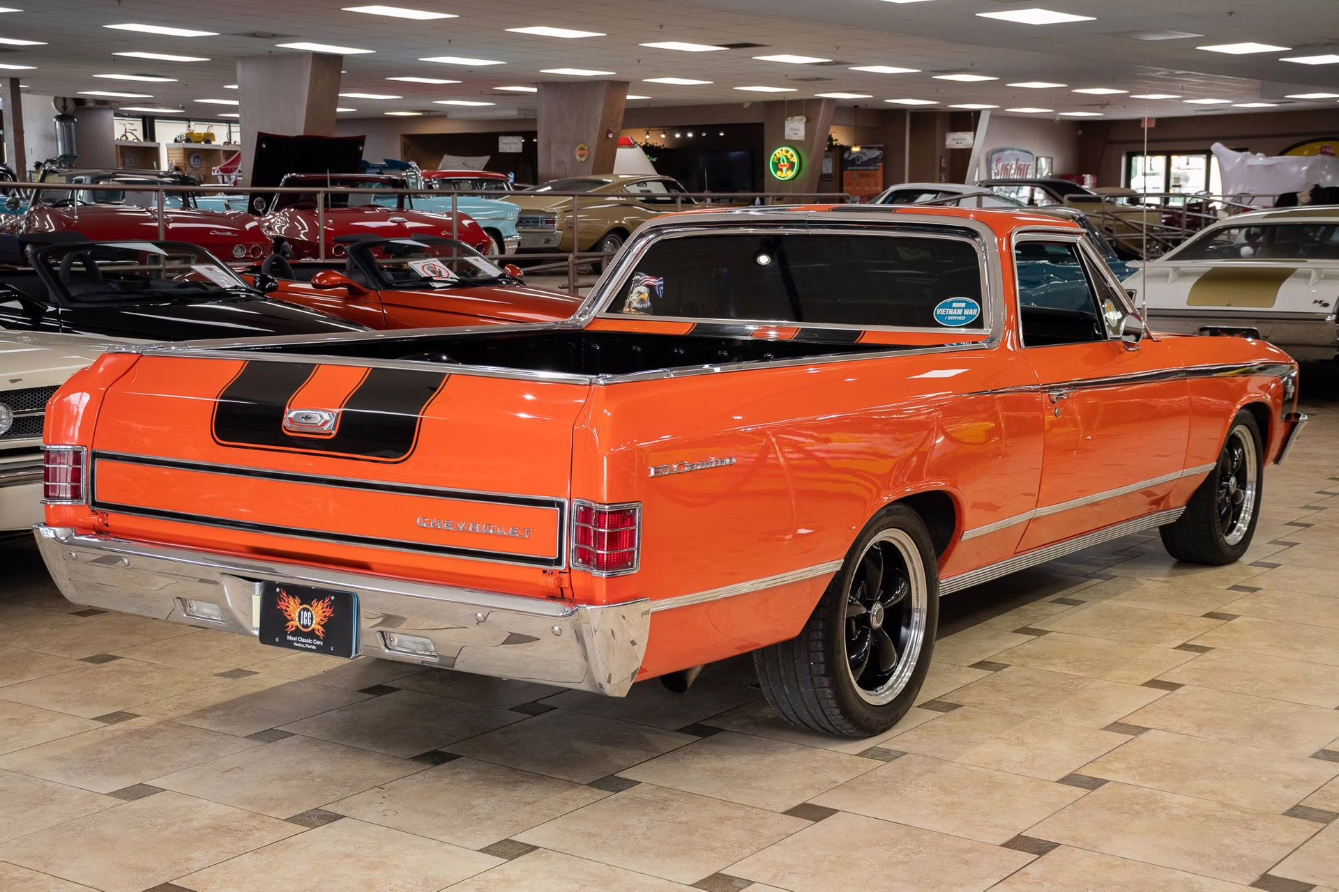 1967 Orange/Black Chevrolet El Camino