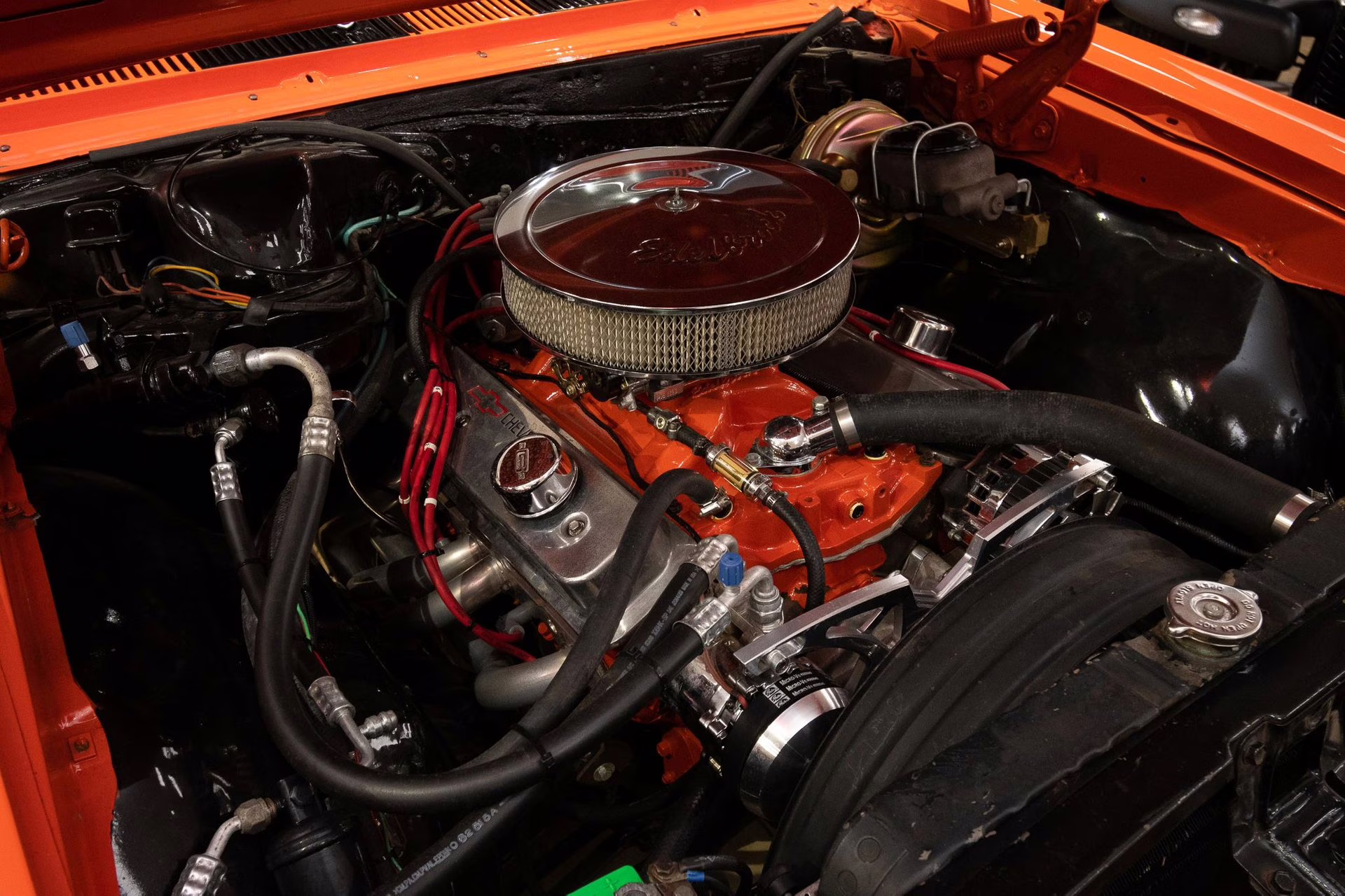 1967 Orange/Black Chevrolet El Camino