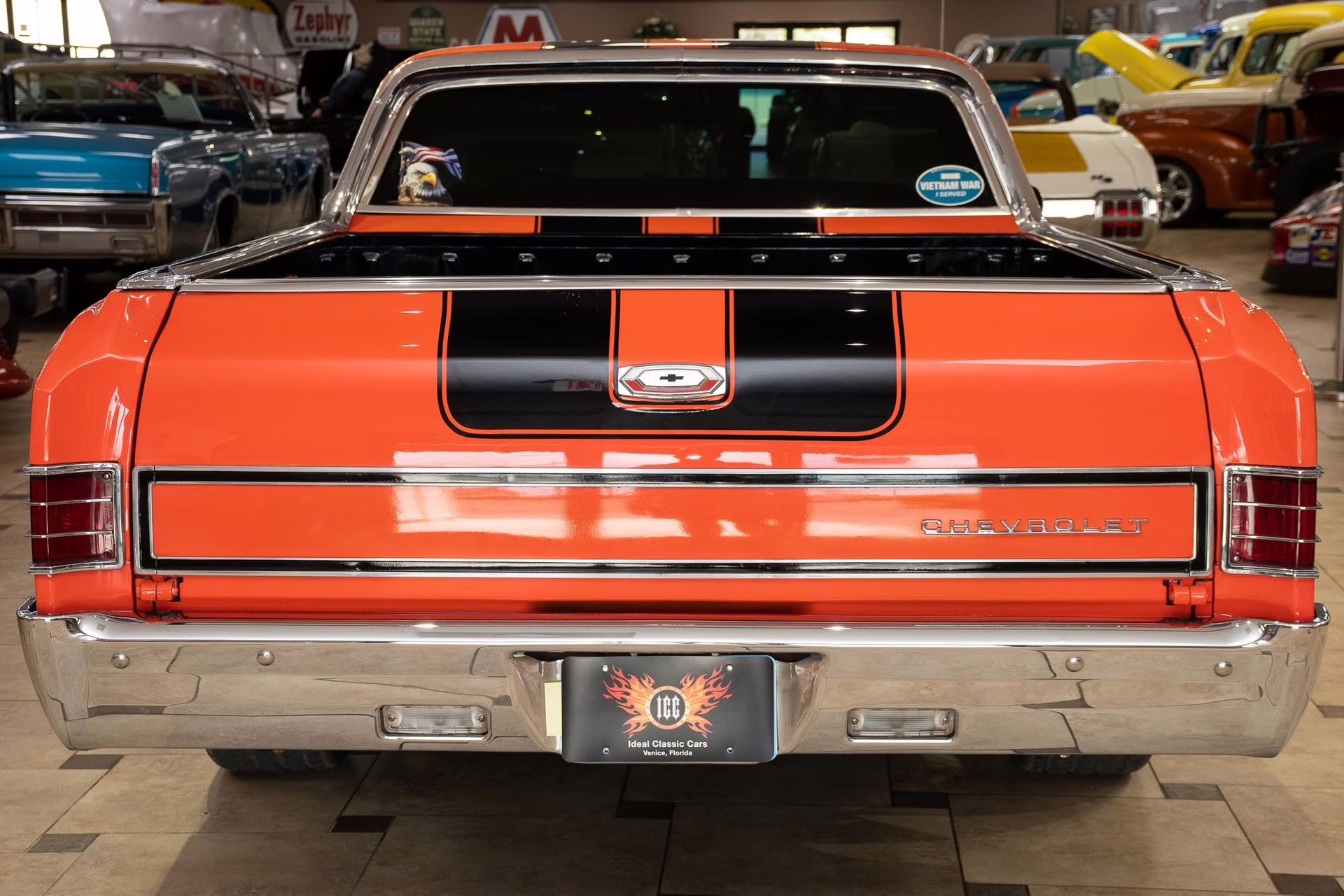 1967 Orange/Black Chevrolet El Camino
