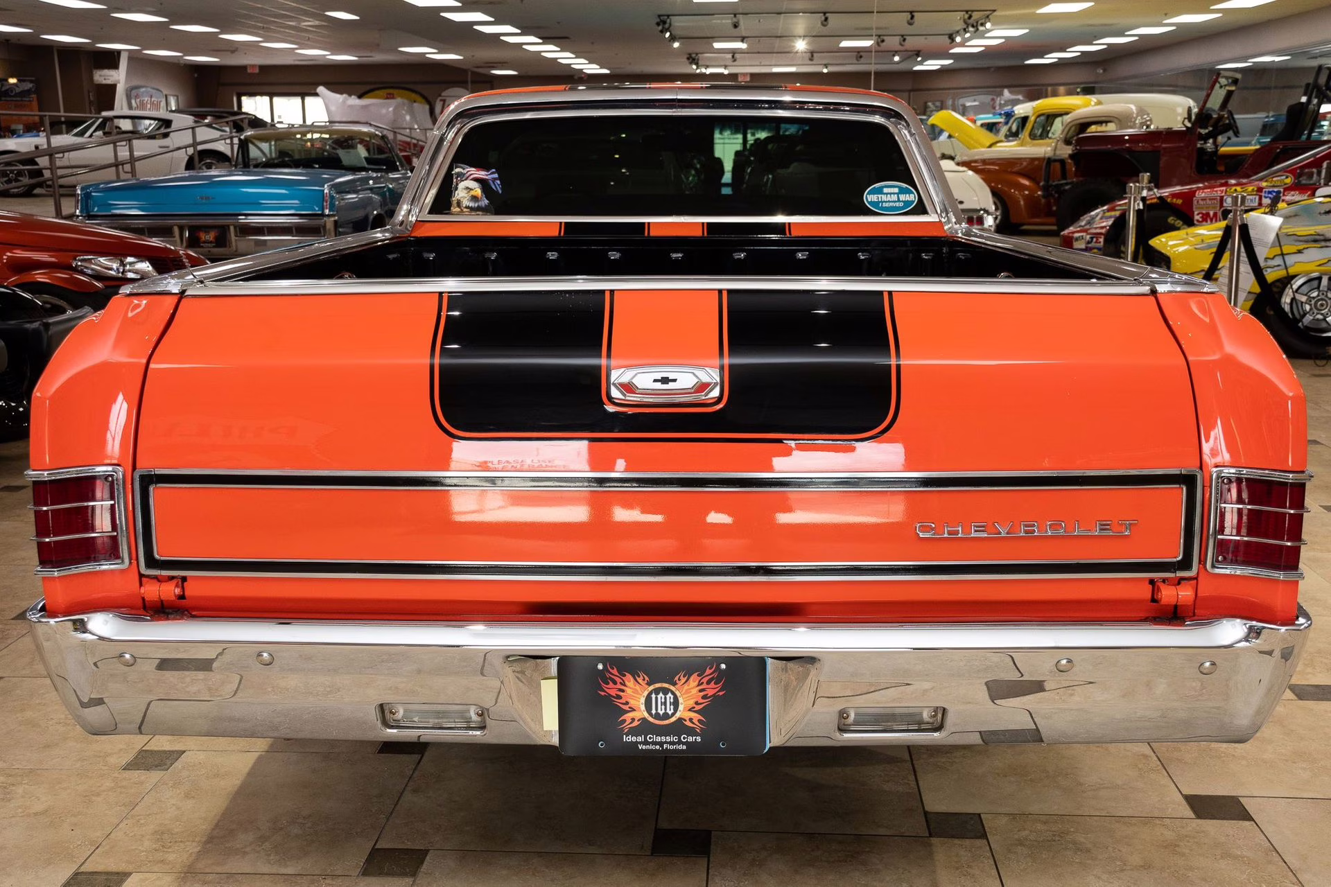 1967 Orange/Black Chevrolet El Camino