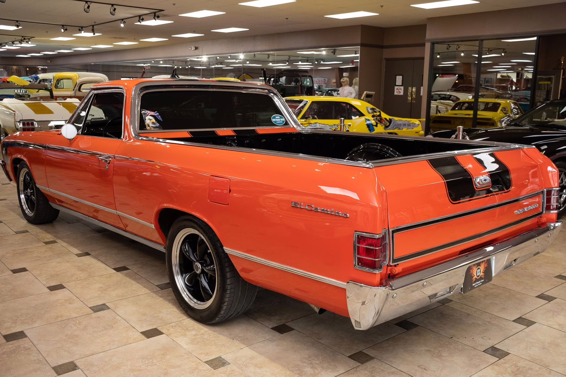 1967 Orange/Black Chevrolet El Camino