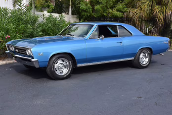 1967 Blue Chevrolet Chevelle