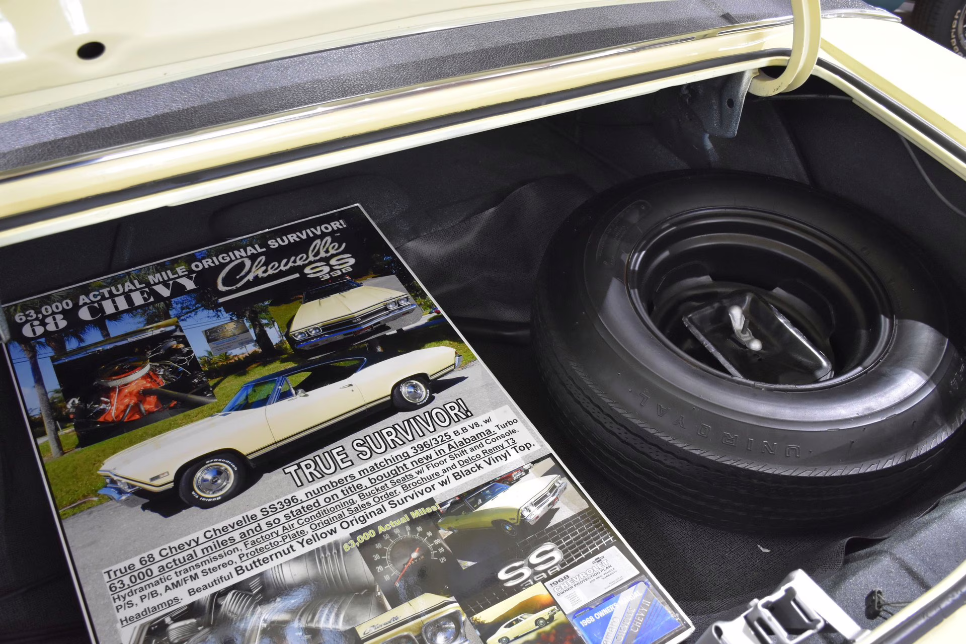 1968 Butternut Yellow Chevrolet Chevelle