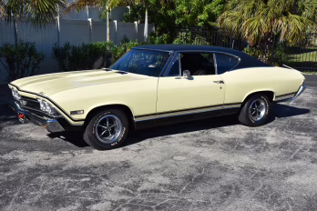 1968 Yellow Chevrolet Chevelle Coupe