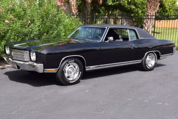 1970 Black Chevrolet Monte Carlo