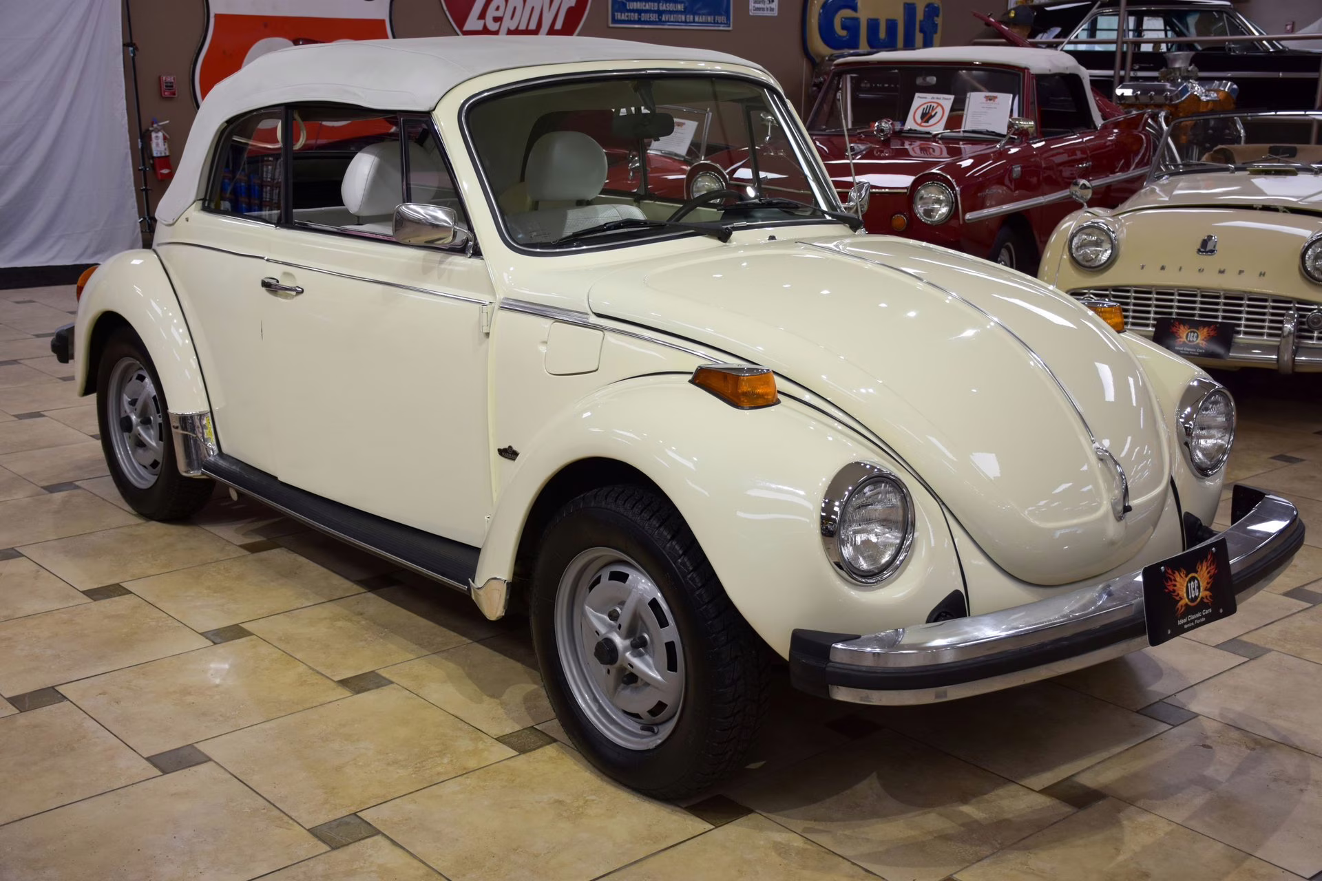 1976 Light Ivory Volkswagen Super Beetle