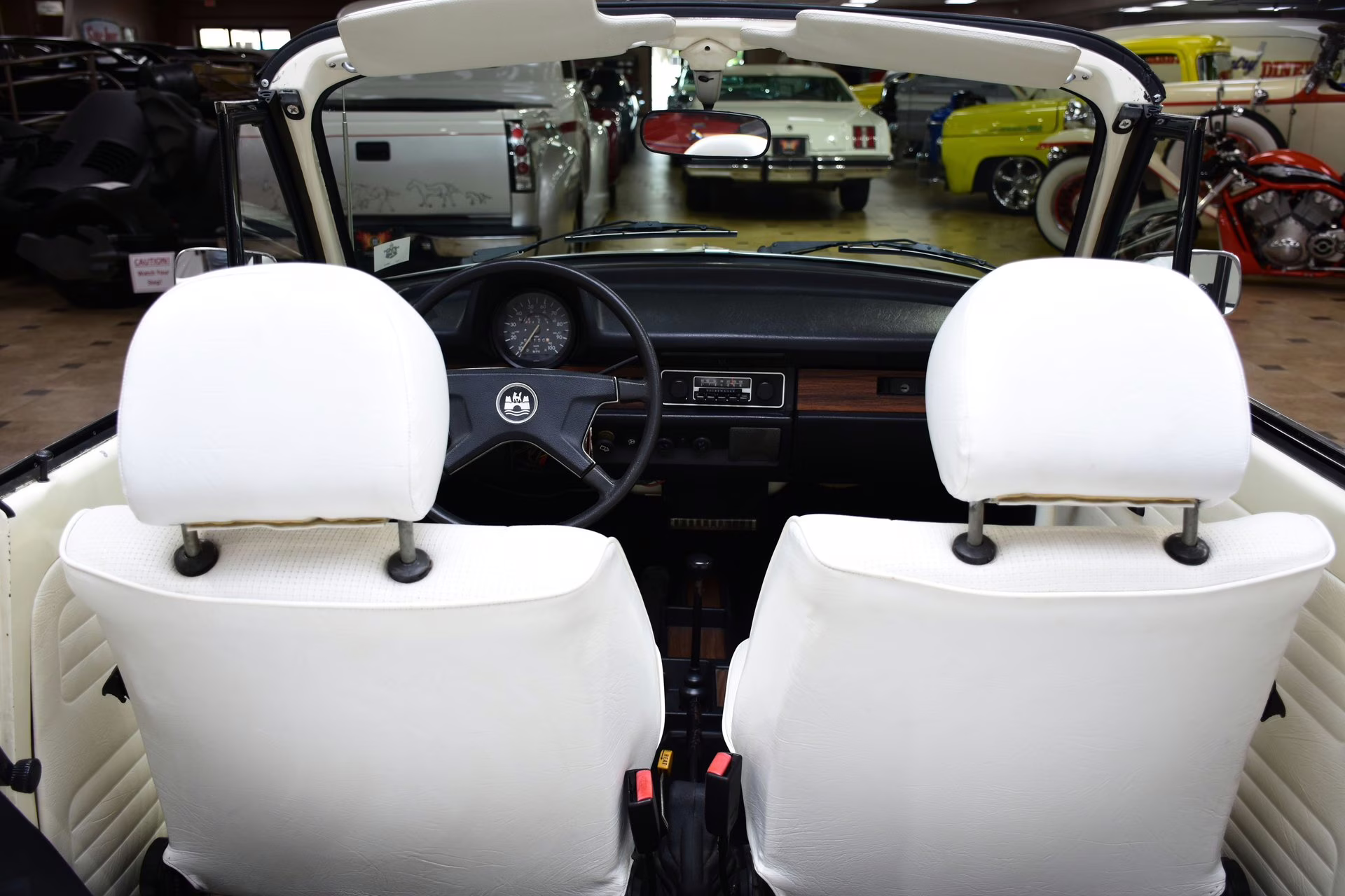 1976 Light Ivory Volkswagen Super Beetle