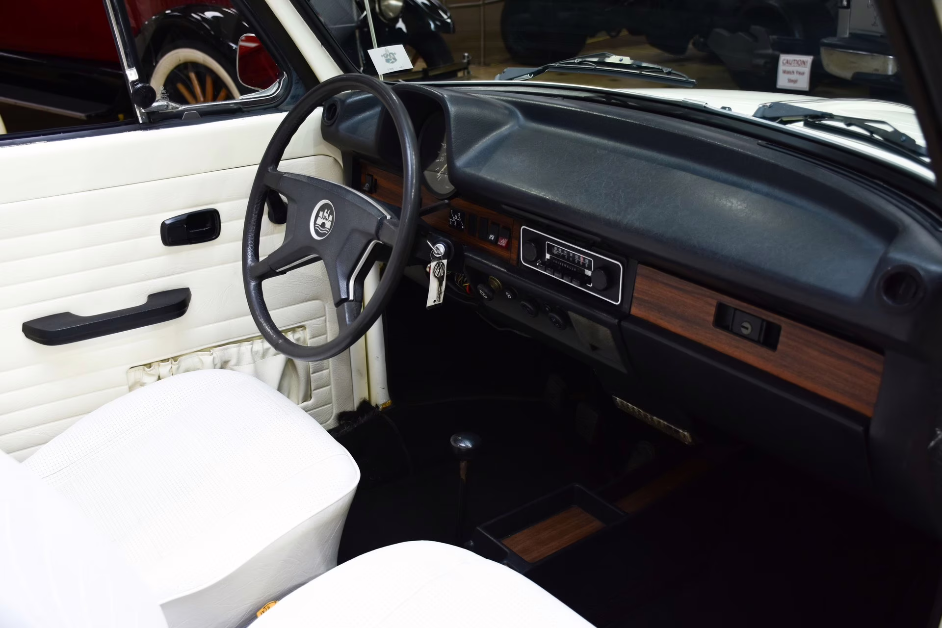 1976 Light Ivory Volkswagen Super Beetle